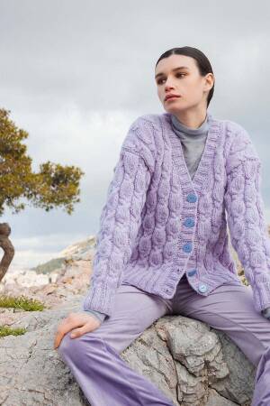 Strickset Jacke WAD WOOLADDICTS Promise GATHERING STORM mit Anleitung in garnwelt-Box