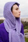 Strickset Kapuzenschal WAD WOOLADDICTS Fire CELESTIAL mit...