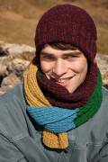 Strickset Herrenmütze Lang Yarns Donegal Tweed+ ALEC...