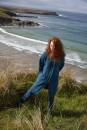 Knitting set Cardigan Lang Yarns Donegal Woolen Spun CLOVER with knitting instructions in garnwelt box