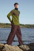 Strickset Pullover Top Down Lang Yarns Donegal Woolen...