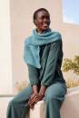 Strickset Schal WAD WOOLADDICTS Memory PERFECT WAVE mit Anleitung in garnwelt-Box ca 26 x 180 cm