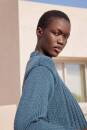 Ensemble de tricot Veste WAD WOOLADDICTS Glory DEEP WATER avec instructions de tricotage dans une boîte garnwelt XS-S