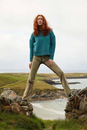 Strickanleitung Pullover PTO-087-147 LANGYARNS Donegal Woolen Spun IMOGEN als download