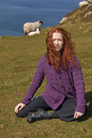 Knitting instructions Jacket PTO-087-082 LANGYARNS Donegal Tweed+ AOIFE as download