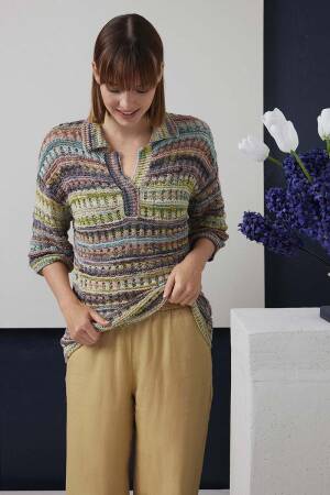 Knitting instructions Sweater 288_24 LANGYARNS Fiesta Solene as download