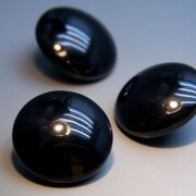 Knopf Union-Knopf 0049499 038mm 0080 schwarz