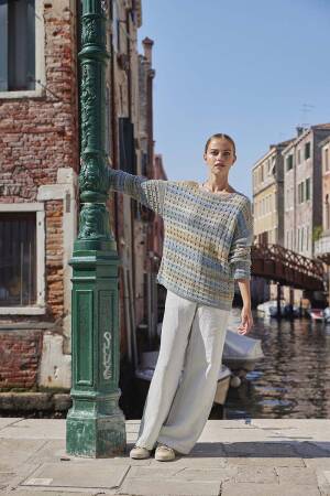 Knitting instructions Sweater PTO-091-011 LANGYARNS Illusion SYDNEY as download
