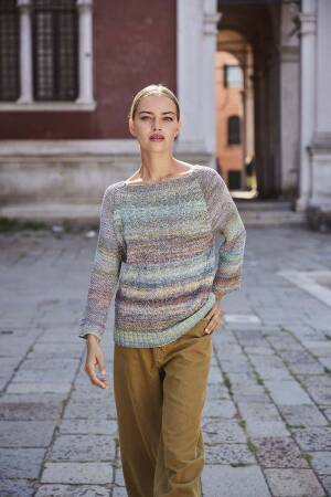 Knitting instructions Sweater PTO-091-012 LANGYARNS Illusion TALISE as download
