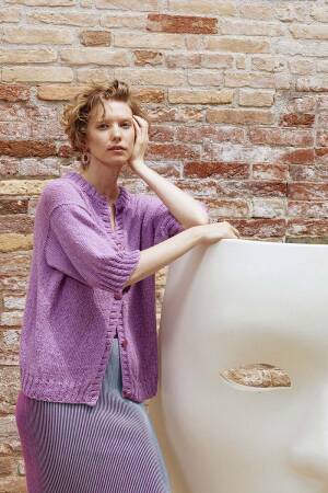 Knitting instructions Cardigan WAD-014-25 WOOLADDICTS Whisper ART WALK as download