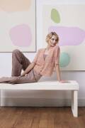 Knitting set Jacket Lang Yarns Belle / Paillettes Tess...