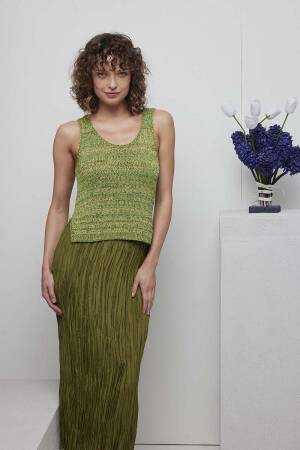 Knitting set Top Lang Yarns Belle / Paillettes Tiffany with knitting instructions in garnwelt box
