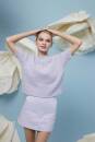 Knitting set Sweater Lang Yarns Piuma Trudy with knitting instructions in garnwelt box