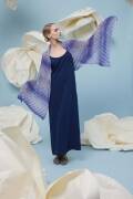 Knitting set Shawl Lang Yarns Linello Janina with...
