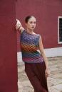 Knitting set T-Shirt Lang Yarns Quattro Degradé POPPY with knitting instructions in garnwelt box