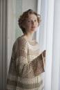 Knitting set Sweater Lang Yarns Baby Cotton BETTY with knitting instructions in garnwelt box
