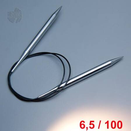 Lana Grossa Rundstricknadel Messing 100cm / 6,5mm