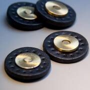 Knopf Union-Knopf 0059977 025mm 0080 schwarz