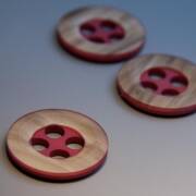 Knopf Union-Knopf 0450466 025mm 0048 rot