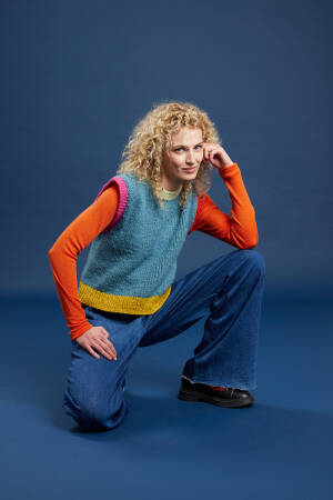 Strickanleitung Pullunder Top Down PTO-093-010 LANGYARNS Cloud, Promise SHEA als download