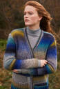 Strickset Jacke Lang Yarns Galaxy GALINA mit Anleitung in garnwelt-Box