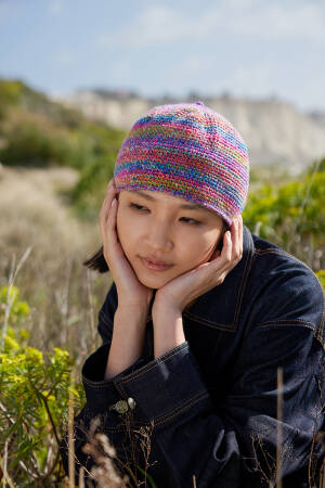 Strickset Mütze WAD WOOLADDICTS Move Fach BEACH ROCK mit Anleitung in garnwelt-Box