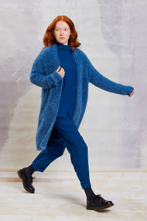 Strickanleitung Mantel 290_69 LANGYARNS Fluffy/Salsa Shazia als download