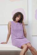 Ensemble de tricot Robe au crochet ANANAS avec instructions de tricotage dans une boîte garnwelt en taille S-M