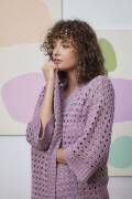 Ensemble de tricot Veste au crochet ANANAS avec instructions de tricotage dans une boîte garnwelt en taille S-M
