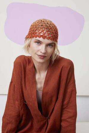 Knitting set Crochet Hat LINELLO with knitting instructions in garnwelt box in size DG