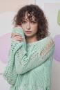 Knitting set Crochet Sweater CLASSIC SILK with knitting instructions in garnwelt box in size S-M