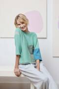 Knitting set Sweater OCEANIA with knitting instructions in garnwelt box in size one size