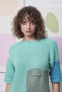 Knitting set Sweater OCEANIA with knitting instructions in garnwelt box in size one size