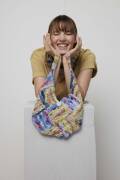 Ensemble de tricot Sac au crochet FIESTA avec instructions de tricotage dans une boîte garnwelt en taille ca 28x20 cm