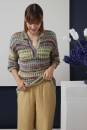 Knitting set Sweater FIESTA with knitting instructions in garnwelt box in size one size