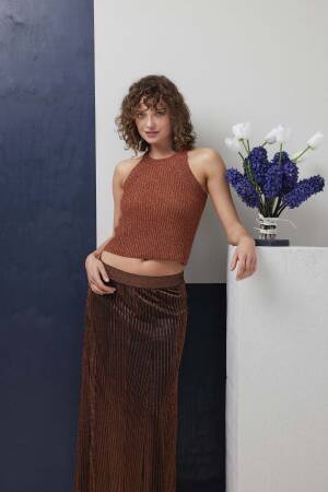 Ensemble de tricot Haut LAMÉ SOFT avec instructions de tricotage dans une boîte garnwelt en taille S