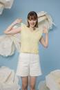 Ensemble de tricot Pull sans manches REGINA avec instructions de tricotage dans une boîte garnwelt en taille S-M