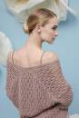 Strickset Jacke Top Down LAMÉ SOFT mit Anleitung in garnwelt-Box in Größe S-M