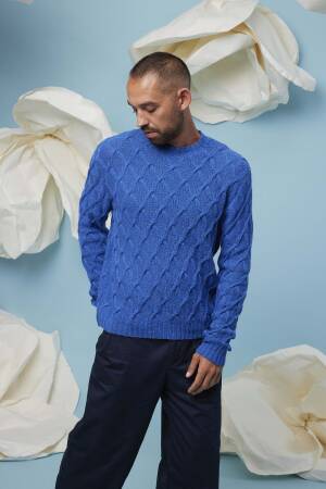 Ensemble de tricot Pullover ANANAS avec instructions de tricotage dans une boîte garnwelt en taille S-M