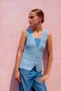 Ensemble de tricot Haut GLOW avec instructions de tricotage dans une boîte garnwelt en taille XS-S