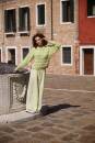 Ensemble de tricot Pullover GLOW avec instructions de tricotage dans une boîte garnwelt en taille S