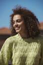 Ensemble de tricot Pullover GLOW avec instructions de tricotage dans une boîte garnwelt en taille S