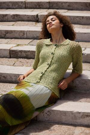 Ensemble de tricot Gilet manches courtes PRIDE avec instructions de tricotage dans une boîte garnwelt en taille S