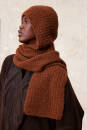 Knitting set Hooded scarf BABY LAMA with knitting instructions in garnwelt box in size ca 21 x 210 cm