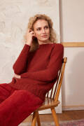 Ensemble de tricot Pullover YAK avec instructions de tricotage dans une boîte garnwelt en taille S-M