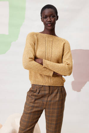 Ensemble de tricot Pullover VAYA avec instructions de tricotage dans une boîte garnwelt en taille S-M