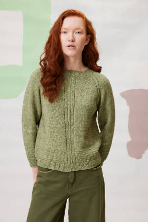 Ensemble de tricot Pullover VAYA avec instructions de tricotage dans une boîte garnwelt en taille S-M