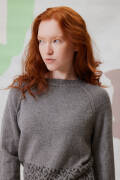 Knitting set Sweater ALPACA SOXX 4-FACH/4-PLY with knitting instructions in garnwelt box in size S-M