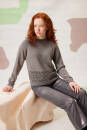 Knitting set Sweater ALPACA SOXX 4-FACH/4-PLY with knitting instructions in garnwelt box in size S-M