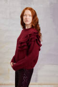 Knitting set Sweater MOHAIR 21 with knitting instructions in garnwelt box in size S-M